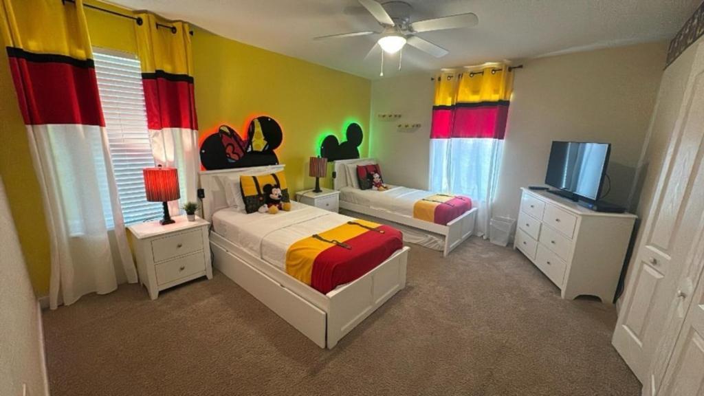 Paradise Palms - 5 Bedroom Pool Home - 3500Pp Kissimmee Exteriör bild